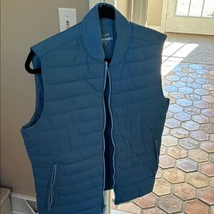 J Crew Performance Men's Blue Puffer Vest